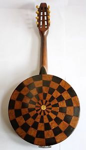 BANJO MANDOLINO VINTAGE 8 CORDE FUNZIONANTE RESTAURATO PRIMI DEL 900 VINTAGE