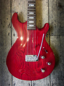 Line6 Variax 700 Electric solid body guitar Translucent Red Comes with gigbag