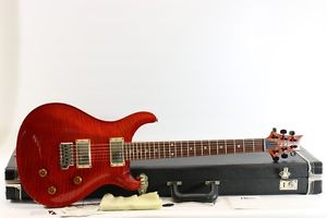 2001 PRS Custom 22 in Red Tiger Flame Top! All Original with case and Tremolo 