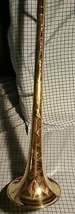 .500/.520 Heavily Engraved Gold Plated Martin Imperial Handcraft Trombone