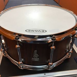 Very Rare! Brady Jara Snare Drum 14"x6.5" Block Natural Satin Finish