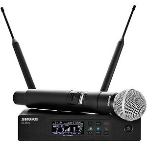Shure QLX-D Digital Wireless Handheld Microphone System w SM58 QLXD24/SM58 G50
