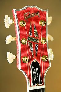 Gibson Les Paul Super Custom Butterfly Trans Pink Electric Guitar