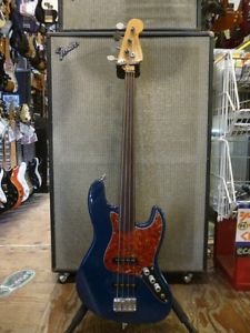 FERNANDES RJB-FL Blue Electric Bass Free Shipping from JAPAN