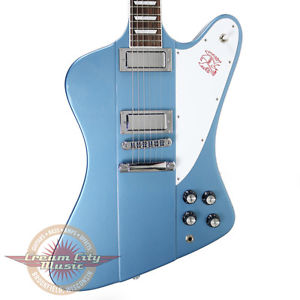 Used Gibson Firebird 2017 T Pelham Blue Mini Humbuckers Electric Guitar