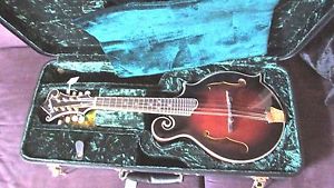 Washburn Mandolin M120K  Serial DC15010003 OHSC SUPER FLAMEY!