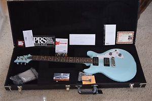 2012 PRS MIRA USA Powder Blue Moons Phase III locking Paul Reed Smith Case NO S2
