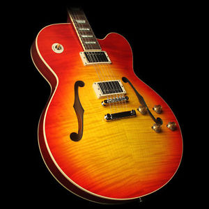 Used Gibson Custom Shop L-9 Archtop Electric Guitar Heritage Cherry Sunburst