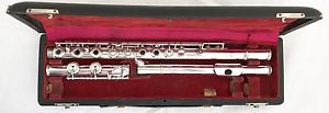 Antique Silvered Flute in C - L.L. Louis Lot Paris 9088 during E.Chambille