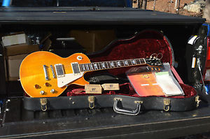 2001 GIBSON LES PAUL 58 REISSUE HISTORIC W/ TOM HOLMES PICKUPS AND OHSC