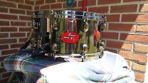 Tama snare drums John Tempesta Palette 7" x 14" 2mm Brass shell JT147