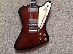 1964 Gibson Firebird III electric guitar SUNBURST FINISH reverse firebird 3
