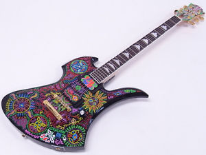 FERNANDES MG-145X BLK / PAINT [hide model paint X JAPAN] New w/ Gigbag