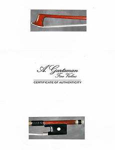 A very fine French certified violin bow by J.J. Martin, ca. 1890.