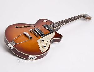 Duesenberg Starplayer TV Hollow Vintage Burst DTV-VB-HLW wie neu mint