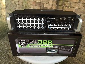 Mackie DL32R 32 CH rack mixer wireless control exc condition w/original box