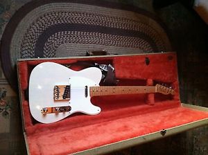 MIM Fender 50s White Telecaster Blonde Tele w/  Original Hard Case - 2000 MINT!!