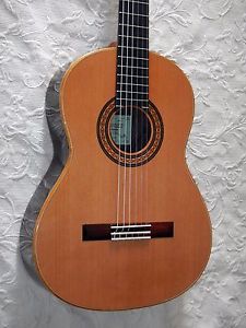 Yulong Guo / A. Echoes classical guitar / cedar double top / Ziricote back+sides