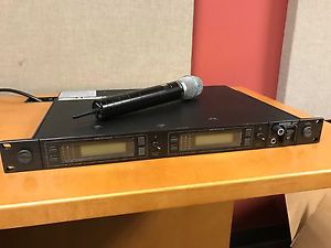 Sure U4D-J4 Wireless Microphone Receiver with 1 Beta 87 U2-J4 Microphone