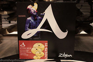 Zildjian A Custom Box Set - 14" Hats+16"Crash+20"Ride w/ FREE 18" Crash  - New!