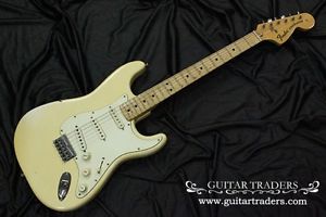 Fender 1973 Stratocaster "Olympic White Finish" Electric Free Shipping