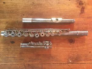 Flûte Traversière Georges Leblanc Paris Argent Massif