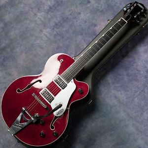 Gretsch G6119 Chet Atkins Tennessee Rose Red w/hard case F/S Guiter Bass #G167