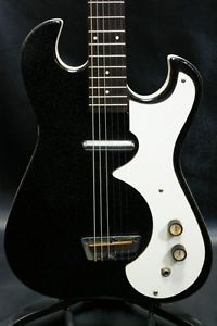 [ Vintage ]  Silvertone Model 1448 with amp in case   from Japan