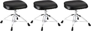 Yamaha DS950 Square Seat Drum Throne (3-pack) Value Bundle