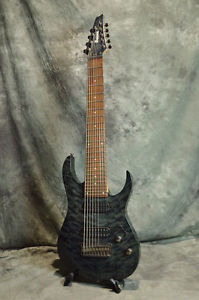 Used Electric Guitar IBANEZ / RG9QM 9 String Guitar Super Heavy Low Sound!!