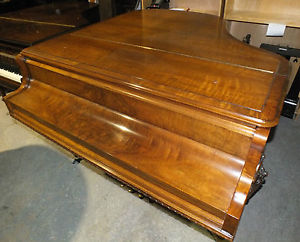 KNABE Baby Grand Piano with Beautiful BOOK-MATCHED HIGHLY FIGURED WALNUT