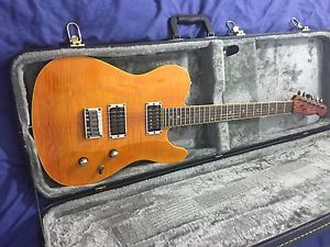 Rare  Fender Custom Telecaster HH Tele Electric Guitar Flame top