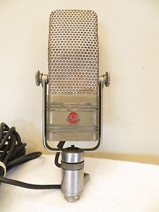 VINTAGE OLD RCA 44BX ART DECO MID CENTURY ANTIQUE RADIO STUDIO RIBBON MICROPHONE