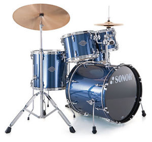 Sonor Smart Force Xtend Studio Drumset Brushed Blue Schlagzeug - Neuware -