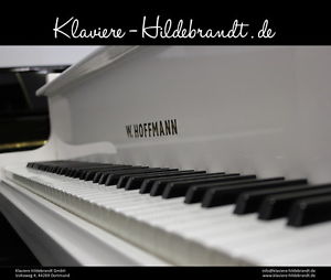 W. Hoffmann Flügel, weisser Klavierlack, deutsches Markeninstrument