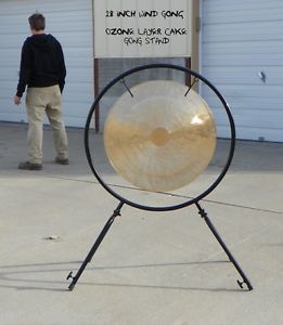 28" Wind Gong on Ozone Layer Cake Gong Stand with Mallet