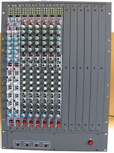Neve RL1-RN two Langley RL1 six mic preamplifiers EQs by AMEK in NEW 19" Case