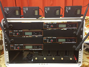 IEM wireless in-ear monitor system  for four-piece band, like new.