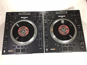 PAIR Numark V7 DJ Turntable Serato Software Controllers + Case