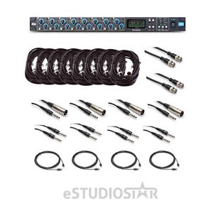Focusrite OctoPre MKii Dynamic Mic Preamp Audio Interface w Cables NEW