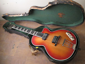 ♫ RARE HÖFNER CLUB 60. +Orig Case,Vintage hollowbody Archtop,Blues+Jazzgitarre.
