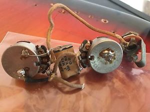 1959 Fender Precision Bass CONTROL Harness POTS volume Tone ORIG CAP PRE CBS-