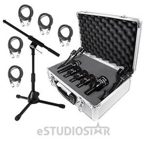Audix DP5a 5 Piece Drum Kit Package w/ XLR Cables and Stand NEW