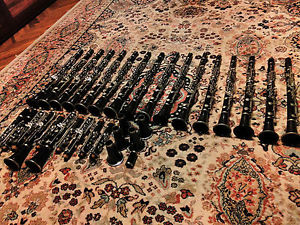 16 B CLARINETS BOEHM SYSTEM PLUS OTHER PARTS