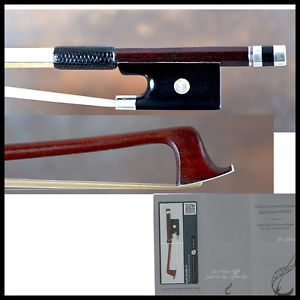 French violin bow by Cuniot-Hury - 1900 - silver mounted Raffin certificate !