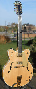 Gretsch Professional G6122-12 Country Gentleman MIJ Amber 12 Sting Guitar w/ OHS