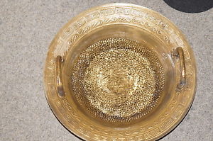 Wasserspringschale / Wasserklangschale / Glücksbecken / water spring bowl golden