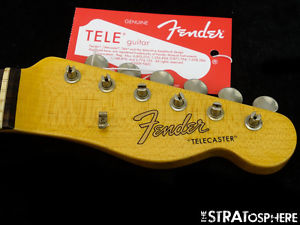 Fender Custom Shop Postmodern Relic Telecaster NECK + TUNERS Tele Oval Rosewood
