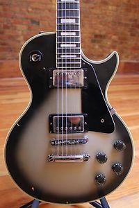 Gibson Les Paul Custom 1981 Silverburst w/ Chainsaw Case