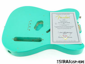 Fender USA Custom Shop Postmodern Relic Telecaster BODY Tele Nitro Seafoam Green